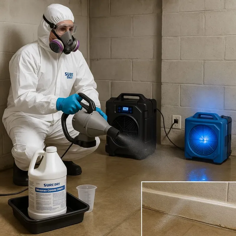 Sanitization and Odor Removal process in Saint Paul, TX
